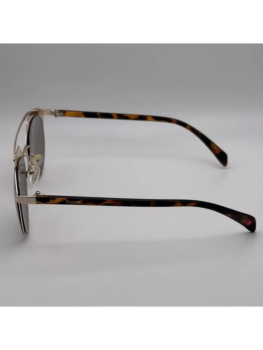 Betsey Johnson Gold Aviator-Style Sunglasses with Tortoiseshell Arms